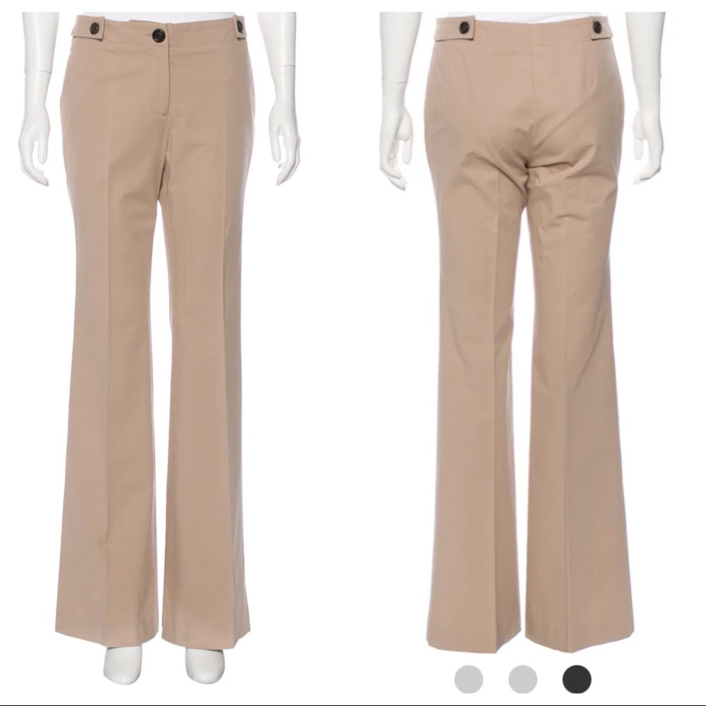 OMG🖤 BURBERRY LONDON Mid-Rise Flared Trouser 4